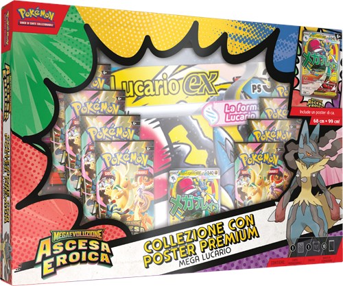 POKEMON - M2.5 Collezione Poster Premium Mega Lucario - ITA