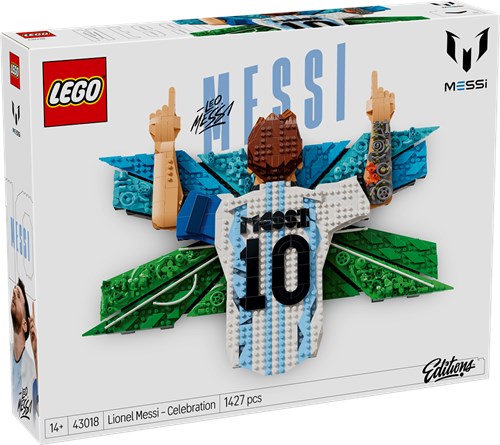 LEGO 43018 EDITIONS SPORTS - Lionel Messi - Celebrazione