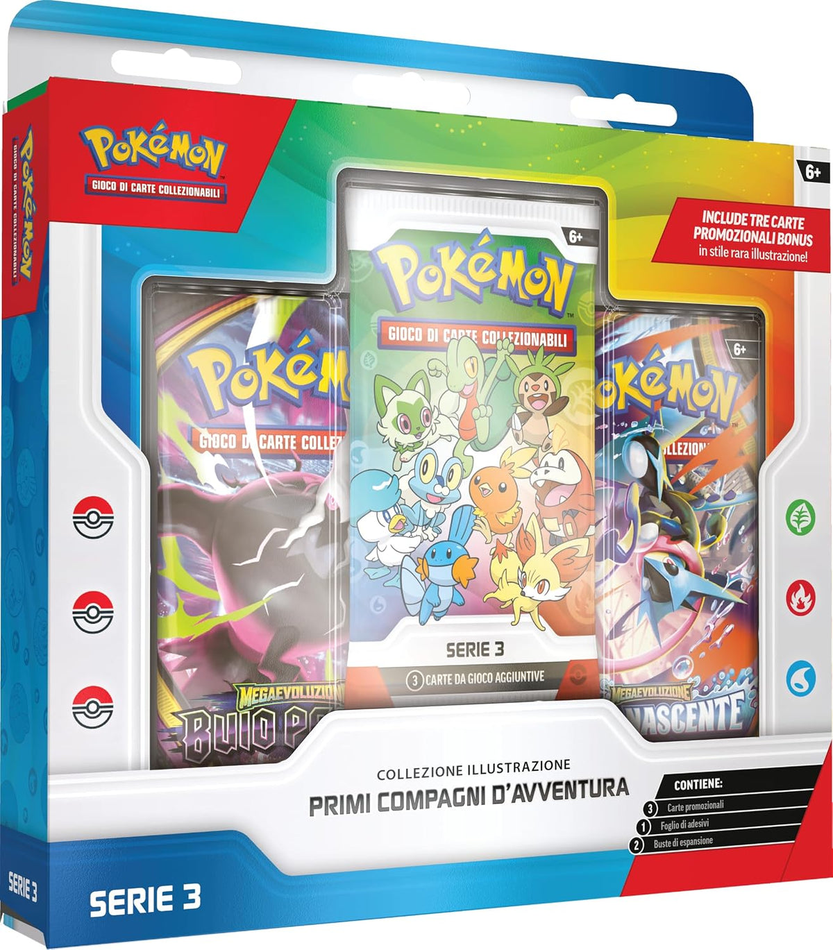 POKEMON - Collezione Illustrazione Primi Compagni di Avventura Serie 3 - ITA 🇮🇹
