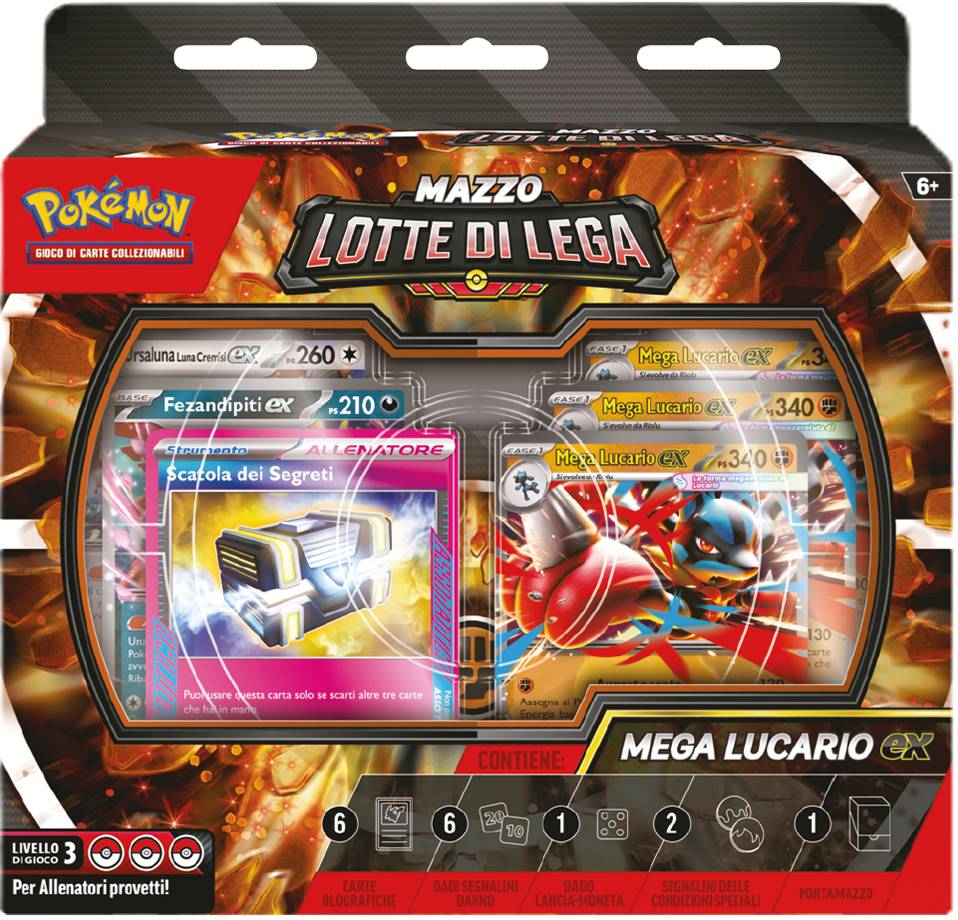 Carte Pokemon - Mazzo Lotte Lega Mega Lucario EX (ITA)