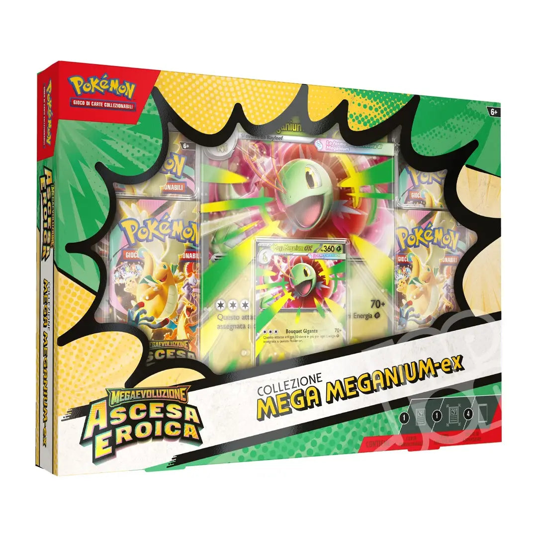 Pokémon Card Game Ascesa Eroica Megaevoluzione Collezione Mega Meganium EX