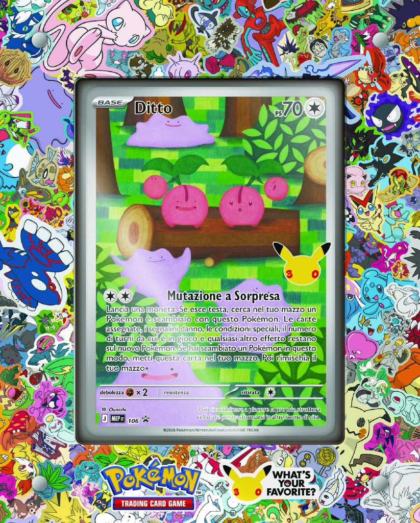 Carte Pokemon 30th - Collezione Premium Ditto (IT)