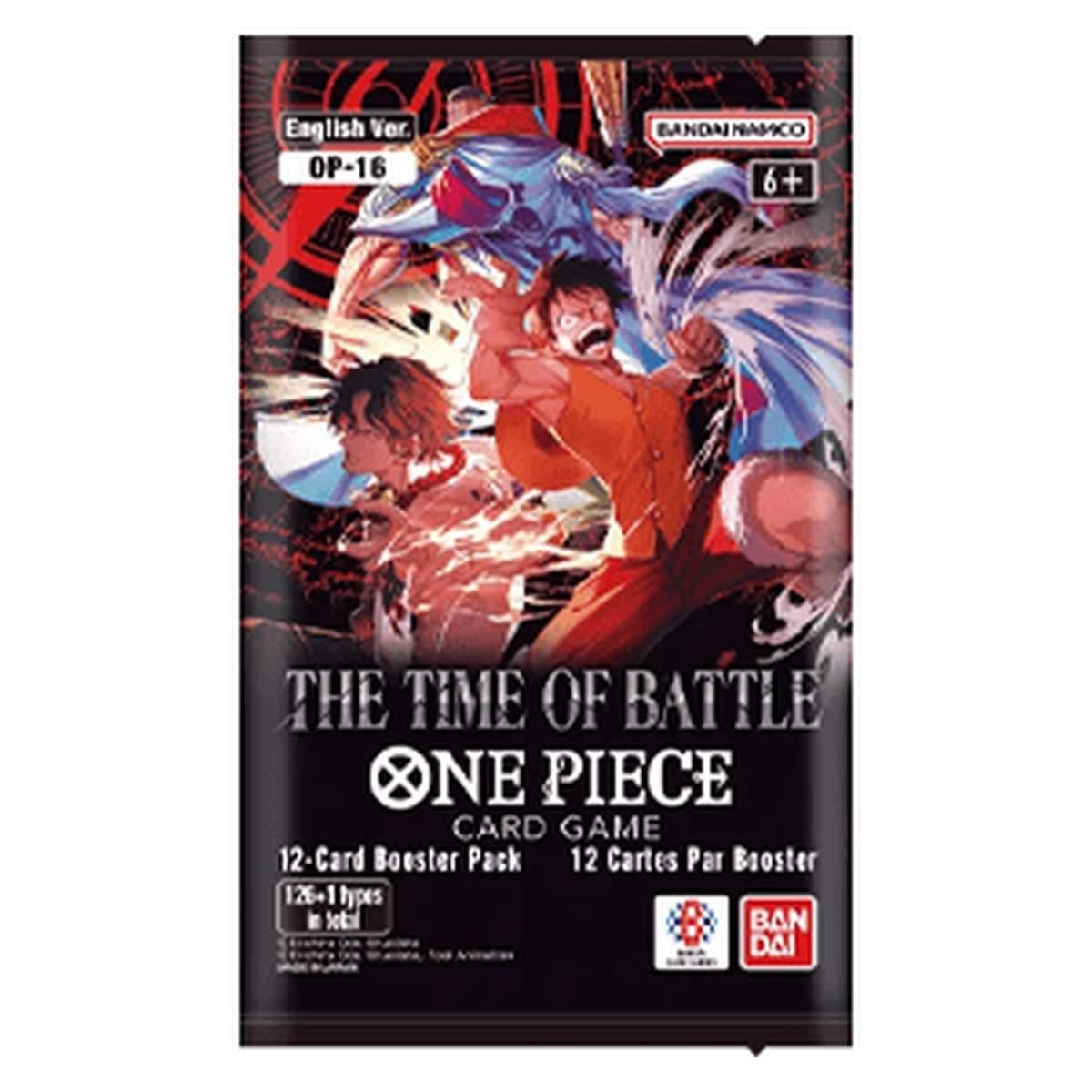 One Piece-16 The Time of Battle - Bustina Booster Paper sleeve TCG Eng