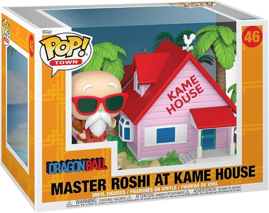 Funko Pop! Town n. 46 Dragon Ball - Master Roshi at Kame House NUOVO