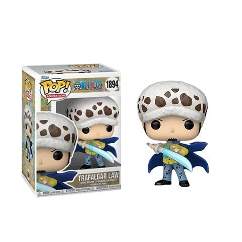 FUNKO POP Animation: One Piece- Law W/Anesthesia 9 Cm
