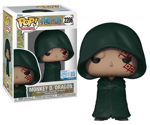 FUNKO POP Animation: One Piece - Monkey D. Dragon W/Chase (Exclusive) 9 Cm