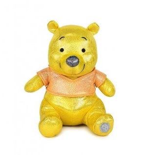 WINNIE THE POOH D100 GLITTER PELUCHE 28CM
