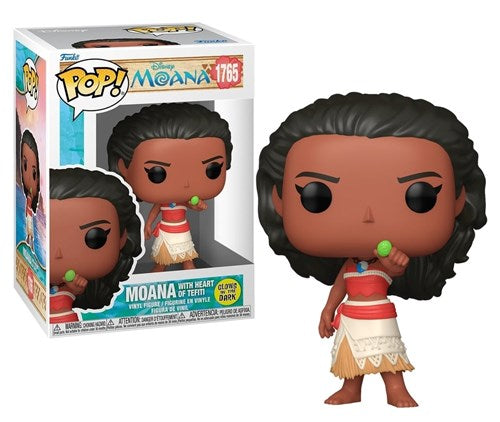 FUNKO POP Disney: Oceania - 1765 Moana with Heart of Tefiti (Glows in The Dark) 9cm