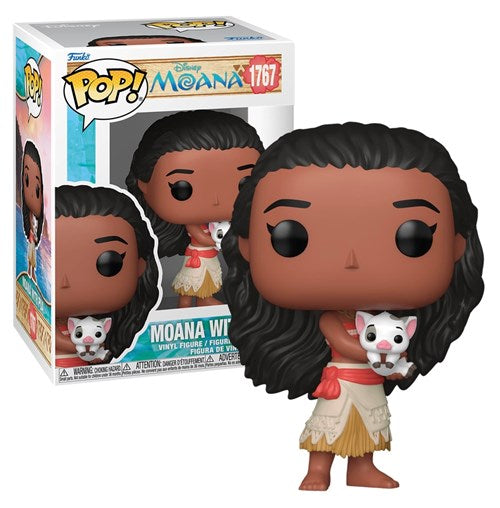 FUNKO POP Disney: Oceania - 1767 Moana with Pua 9cm