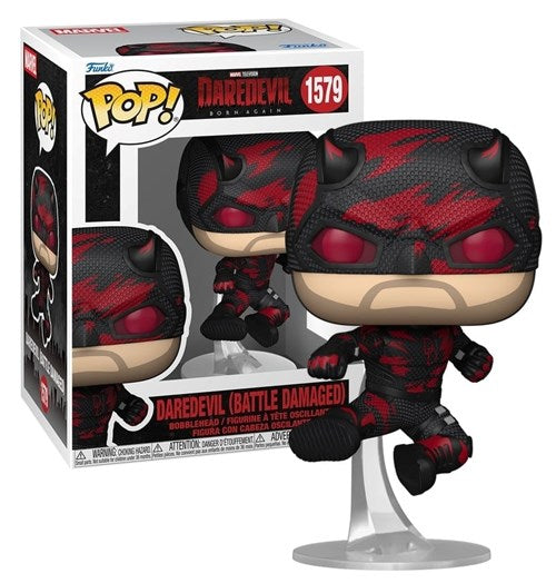 FUNKO POP Marvel: Daredevil Born Again - 1579 Daredevil Battle Damaged 9cm