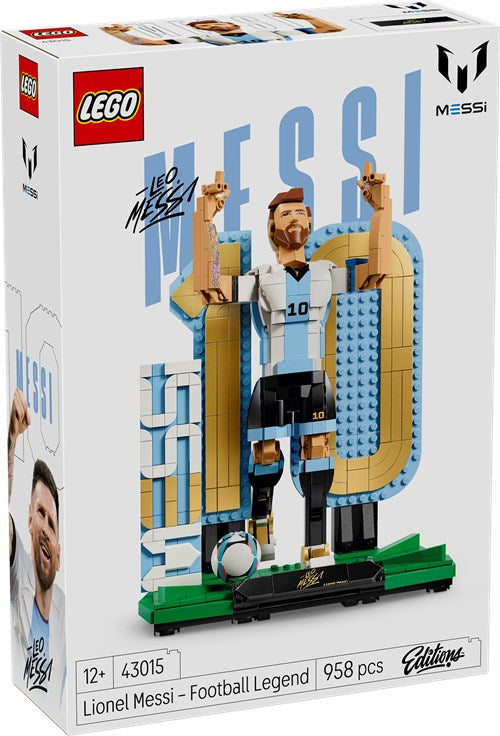 LEGO 43015 EDITIONS SPORTS - Lionel Messi - Leggenda del calcio