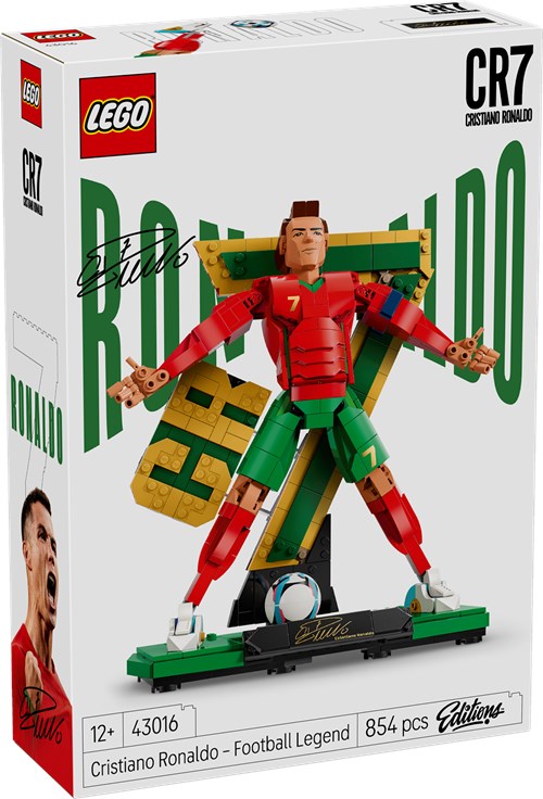 LEGO 43016 EDITIONS SPORTS - Cristiano Ronaldo - Leggenda del calcio