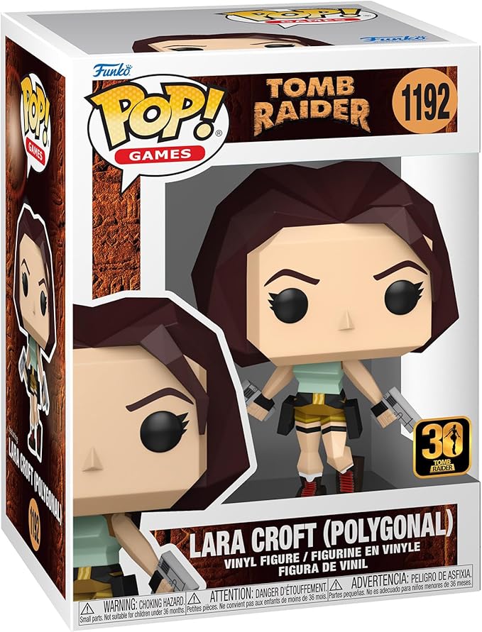 FUNKO POP Games: Tomb Raider- Lara Croft Polygon 9cm