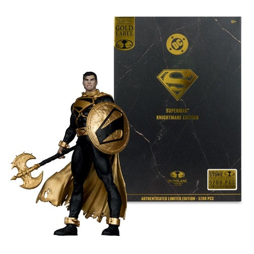 MCF17198 - DC Multiverse: Superman Action Figure (Future State) (Knightmare) (Gold Label) 18cm