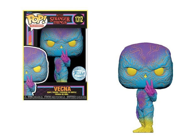 FUNKO POP STRANGER THINGS S4 - 1312 VECNA(BLKLT) (EXCLUSIVE)