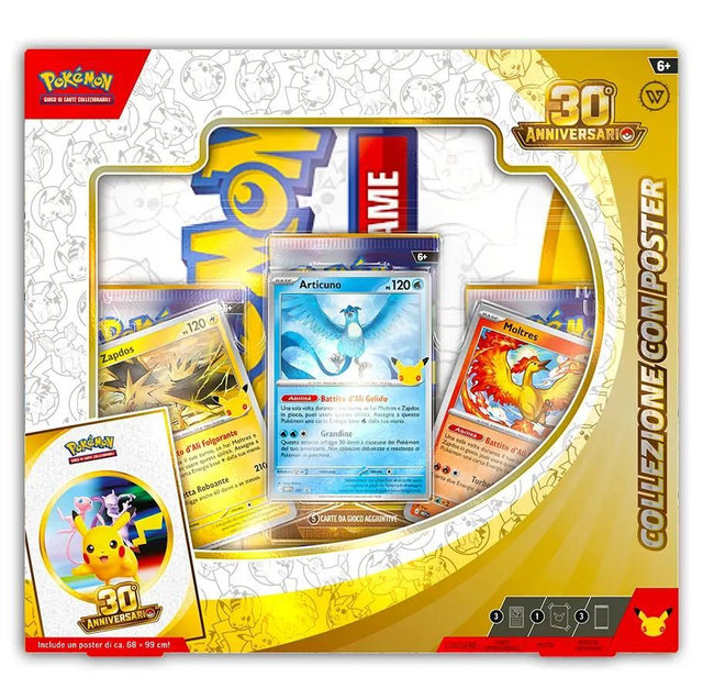 Pokémon 30th Collezione Poster ITA