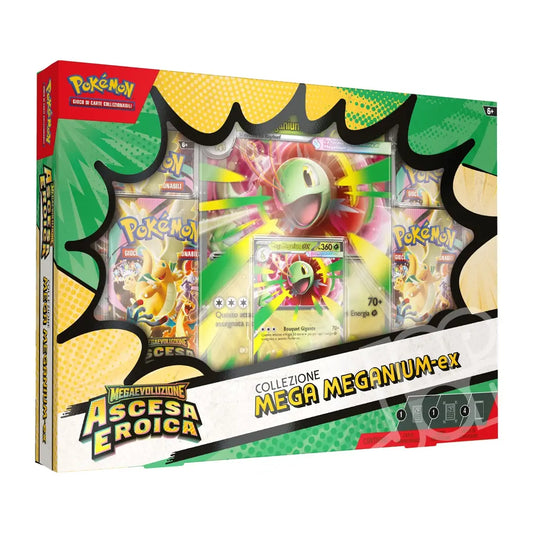 Pokémon Card Game Ascesa Eroica Megaevoluzione Collezione Mega Meganium EX