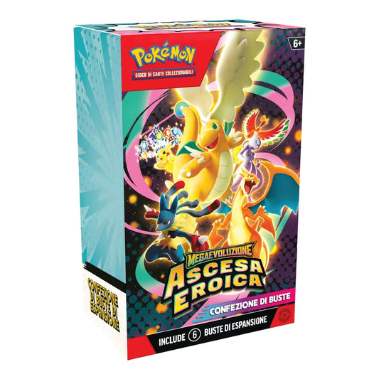 POKEMON - M2.5 Megaevoluzione Ascesa Eroica - Bundle 6 buste - ITA