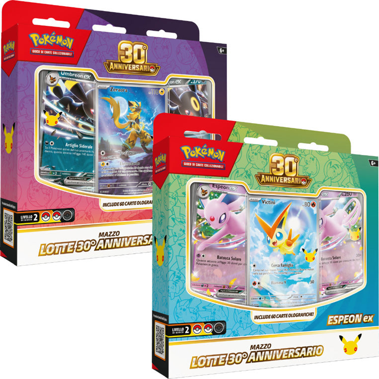 Carte Pokemon 30th - Mazzo Lotte Umbreon ex e Espeon-e (IT - Assortito)