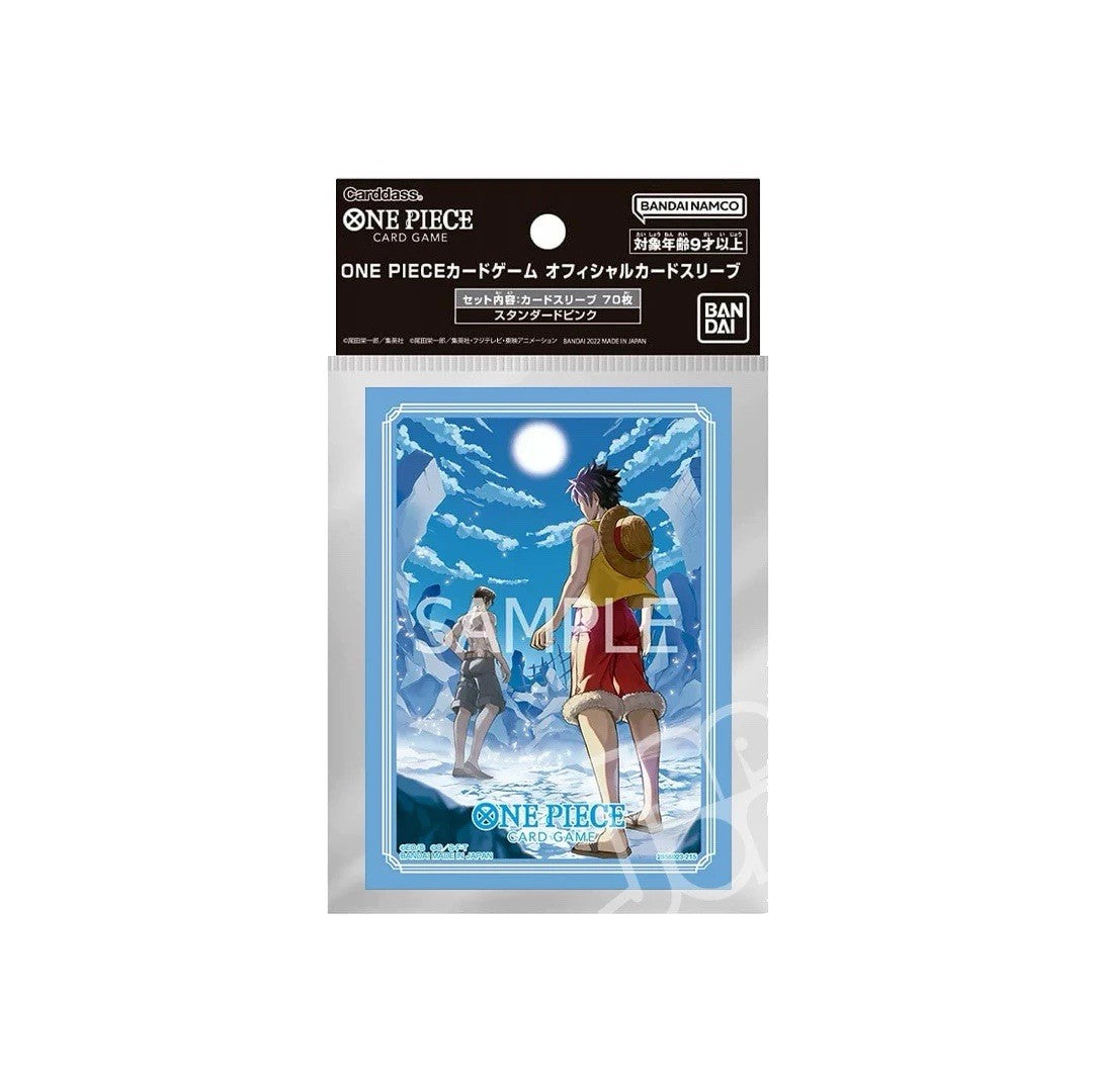 BANDAI ONE PIECE CARD GAME - Official Sleeves 15 Luffy & Ace
