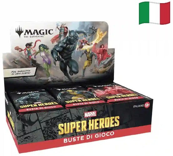 Magic: The Gathering - Marvel Super Heroes Play Booster Display (30 Buste) - ITA  🇮🇹