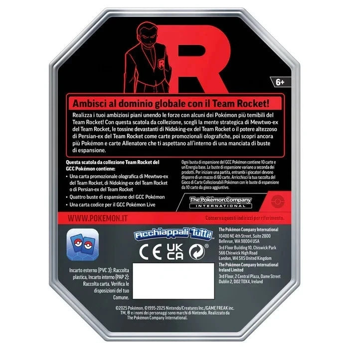 Pokémon: scatola da collezione Team Rocket - Mewtwo-ex del GCC Pokémon