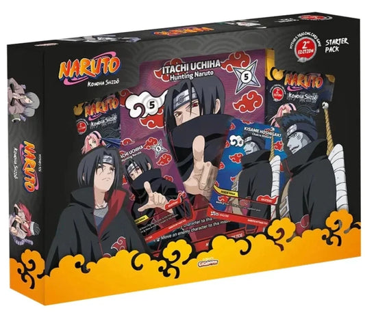 Naruto Mythos 2nd Edition: Itachi e Kisame Starter Pack NUOVO SIGILLATO ENG