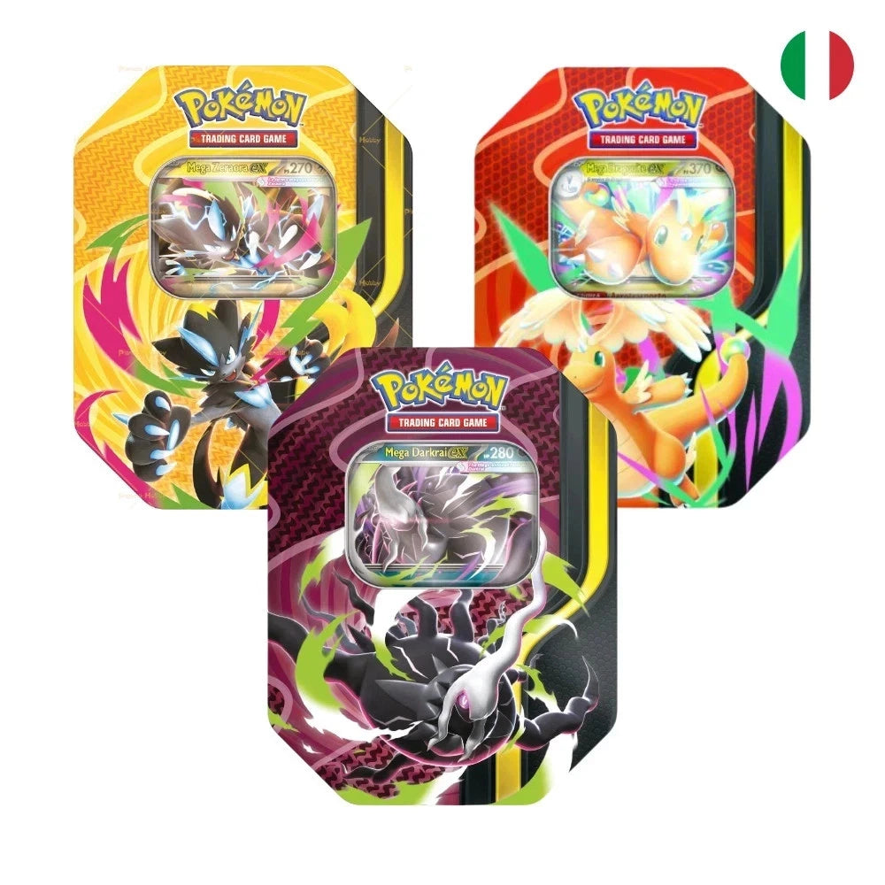 POKEMON - Tin da Collezione Megaforze - ITA PREORDER 28/08